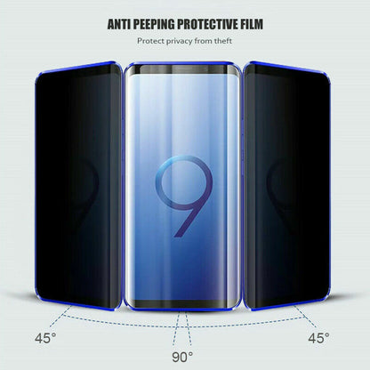 360°Anti-Peep Privacy Magnetic Adsorption Double Tempered Glass Phone Case Cover