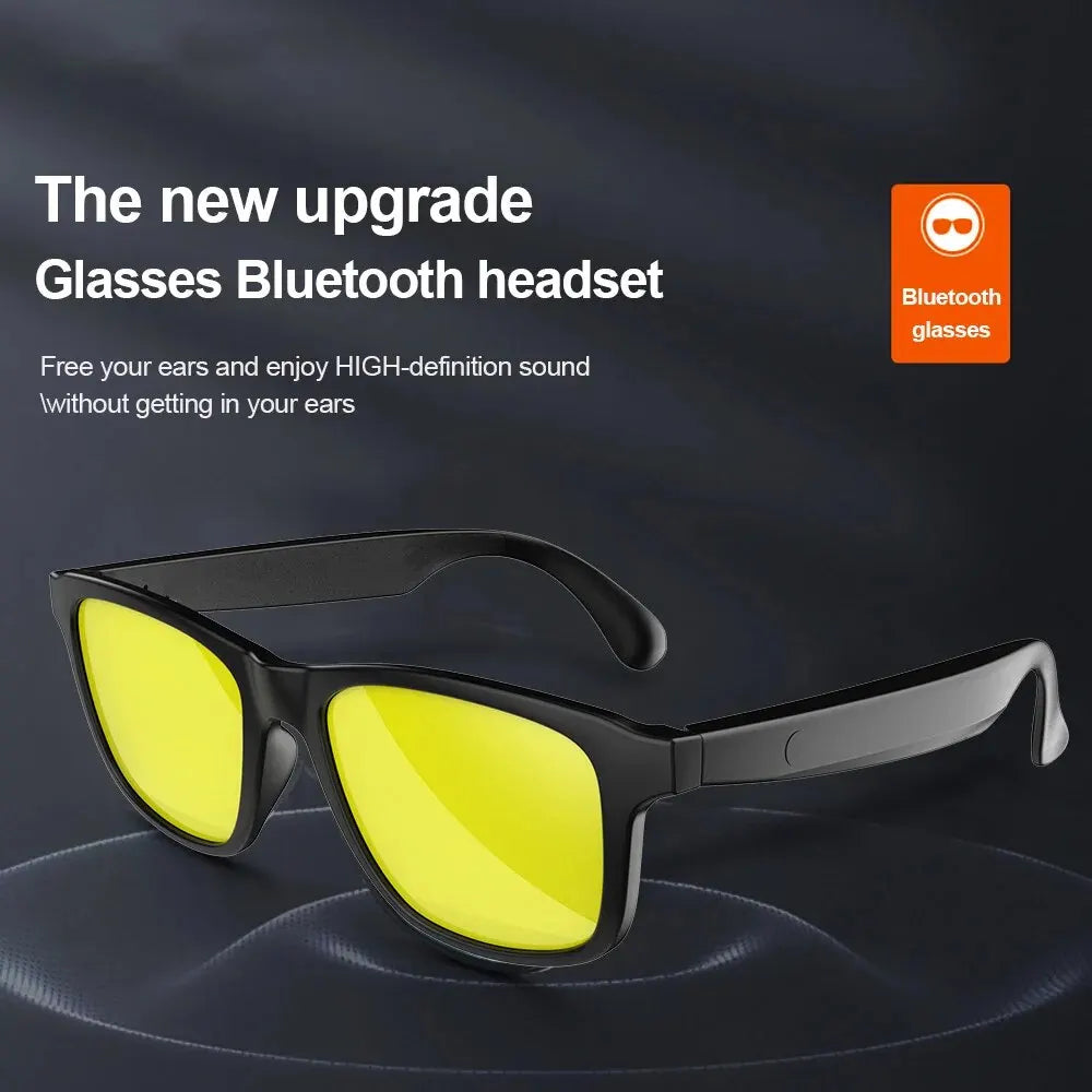 Smart Glasses Headset Wireless Sunglasses Outdoor Sport Earphones Calling Music Anti-Blue Eye